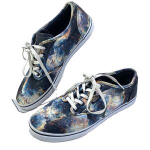 Vans Women's Size 6 Galaxy Print Sneaker Off The Wall Canvas Old Skool Skaters